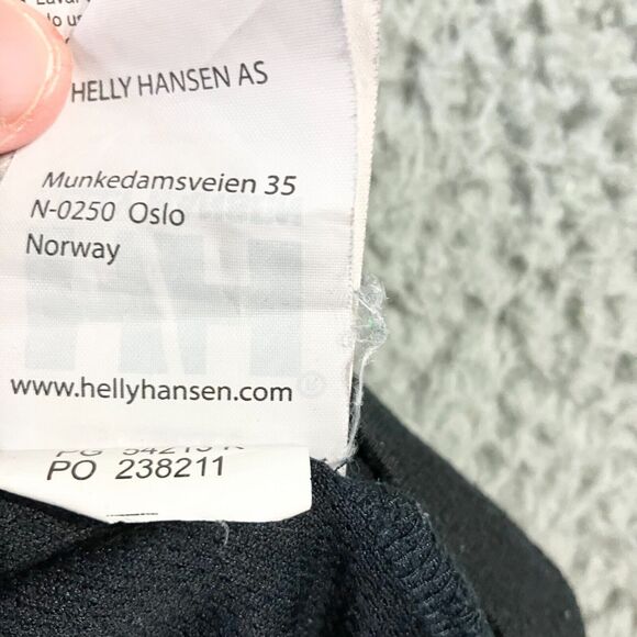 Helly Hansen Sweater Mens‎ Small Black 1/4 Zip Pullover Ocean Power Performance - Picture 5 of 7
